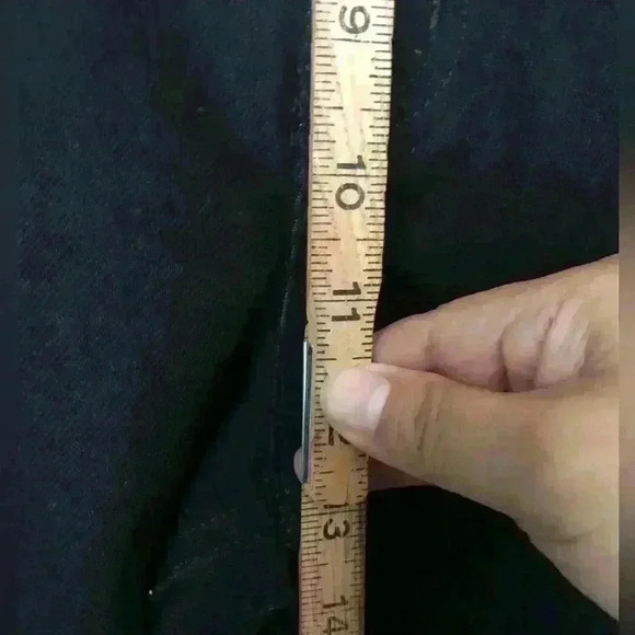 Vtg St John's Bay Black Boot Cut Jeans Women 16 Tall - Picture 6 of 14